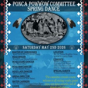 Ponca Pow Wow Committee Spring Dance 2026