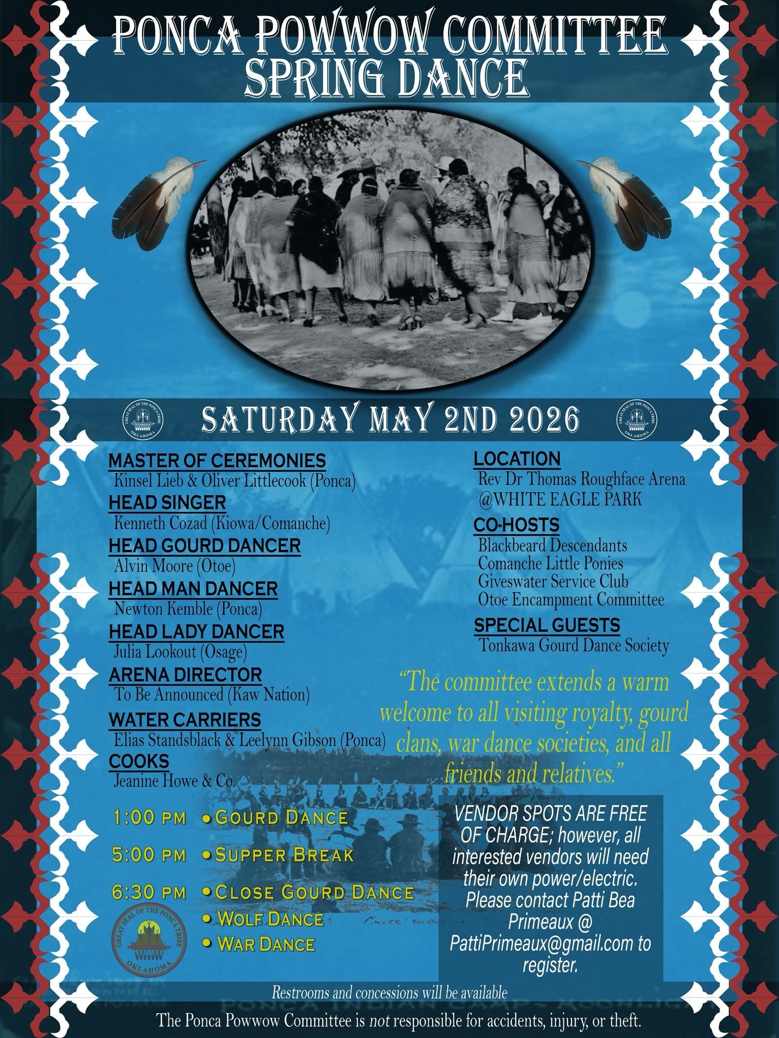 Ponca Pow Wow Committee Spring Dance 2026