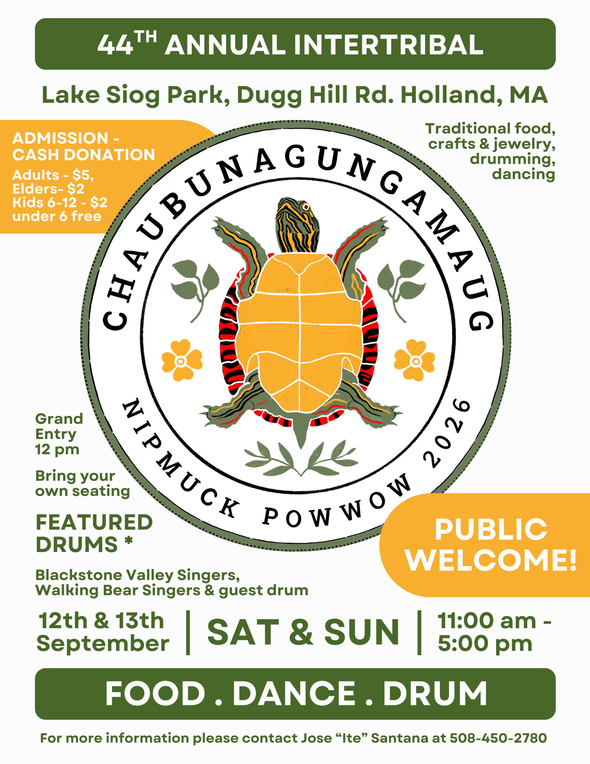 44th Annual Intertribal Chaubunagungamaug Nipmuck Pow Wow 2026