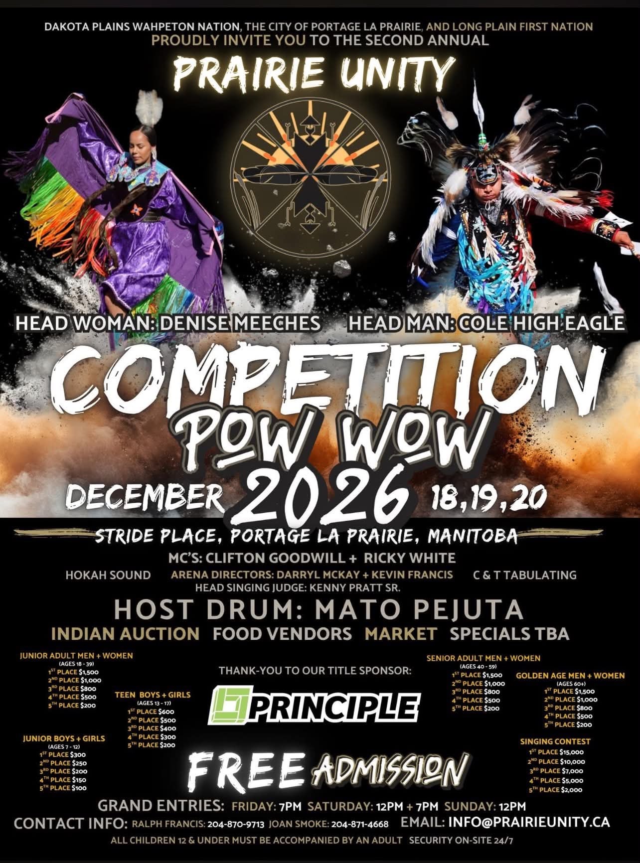 Prairie Unity Competition Pow Wow 2026