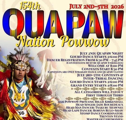 154th Annual Quapaw Nation Pow Wow 2026