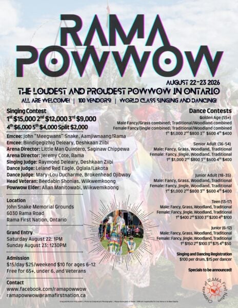 Rama First Nation Pow Wow 2026 Rama First Nation Pow Wow 2026