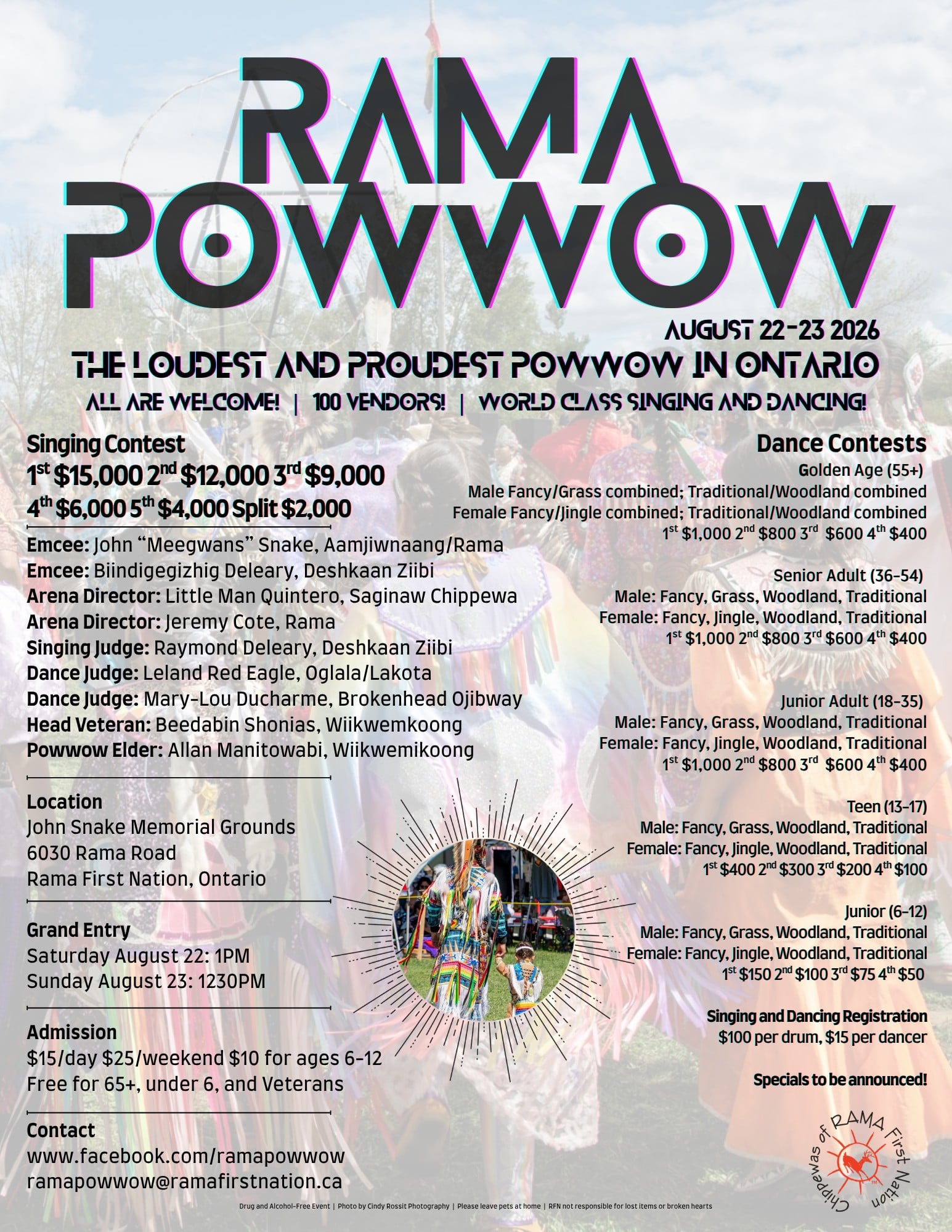 Rama First Nation Pow Wow 2026