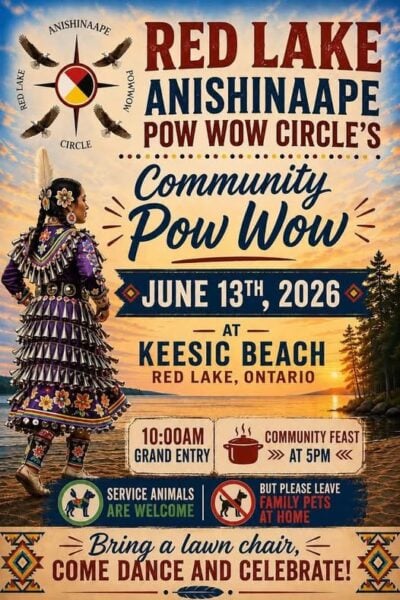 Red Lake Anishinaape Pow Wow Circle’s Community Pow Wow 2026