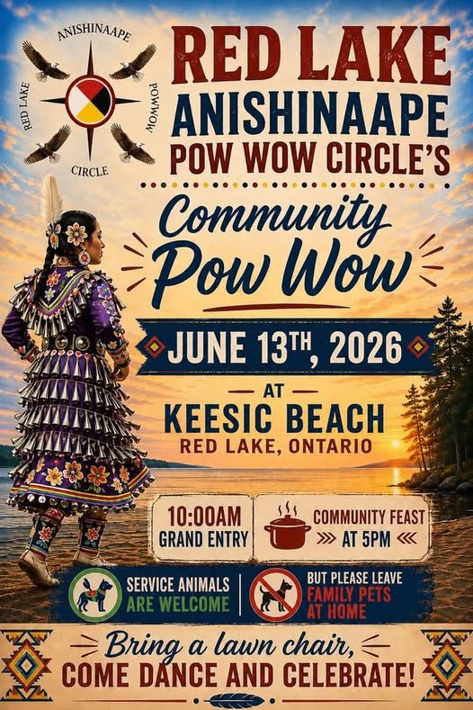 Red Lake Anishinaape Pow Wow Circle's Community Pow Wow 2026