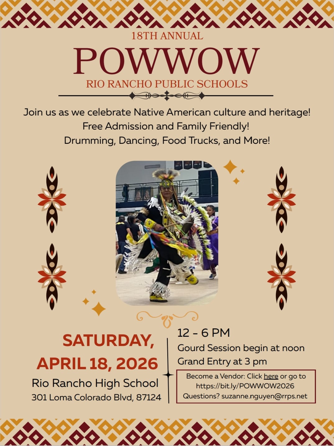 18th Annual Rio Rancho Public Schools Pow Wow 2026