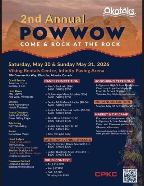 Okotoks 2nd Annual Pow Wow 2026