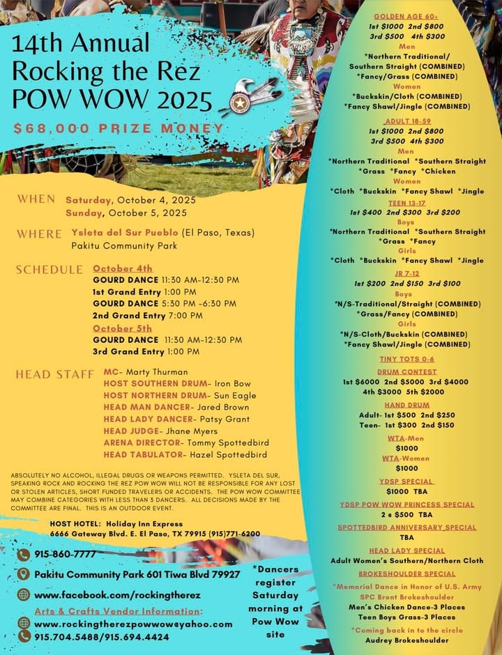14th Annual Rocking the REZ Pow Wow 2025