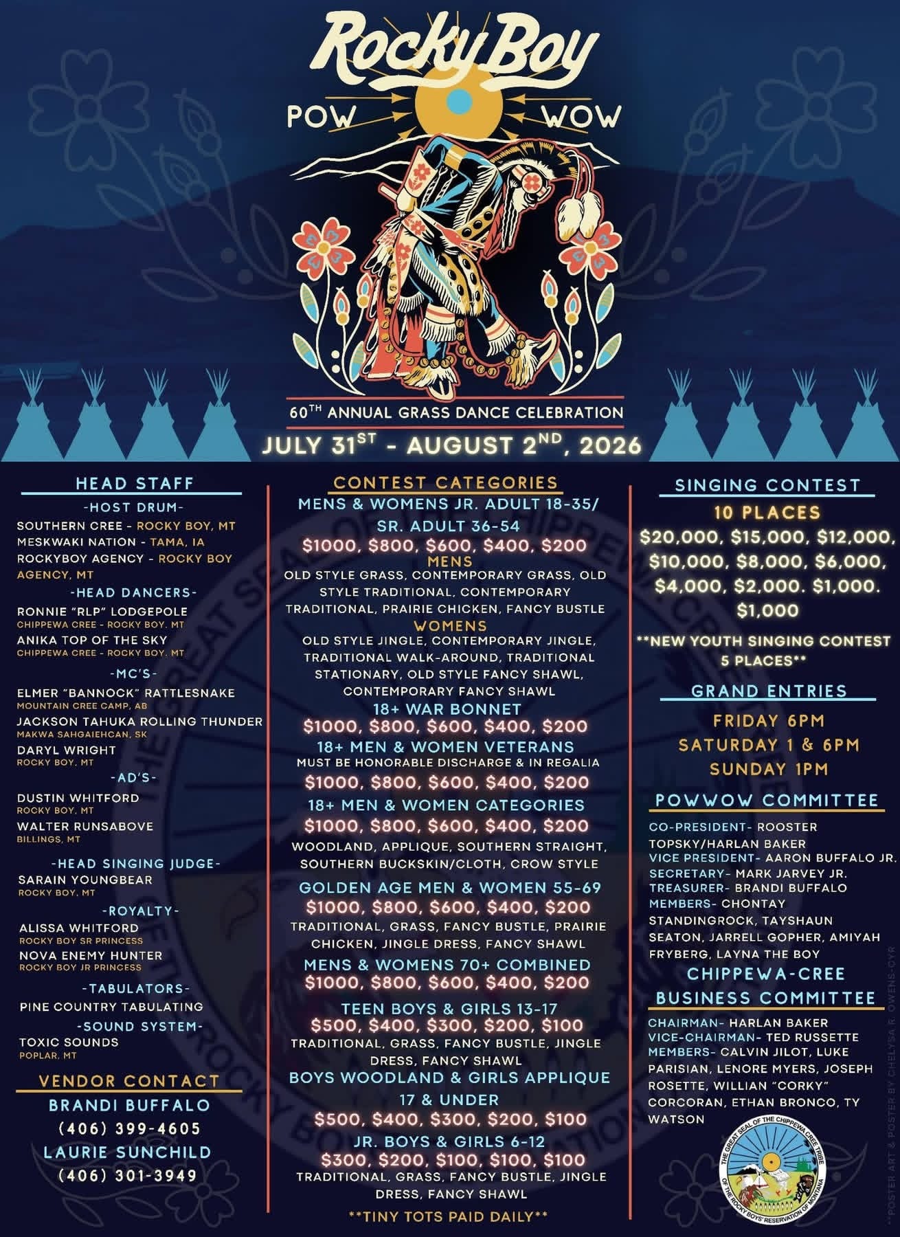 Rocky Boy Pow Wow 2026