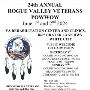 24th Annual Rogue Valley Veterans Pow Wow 2024