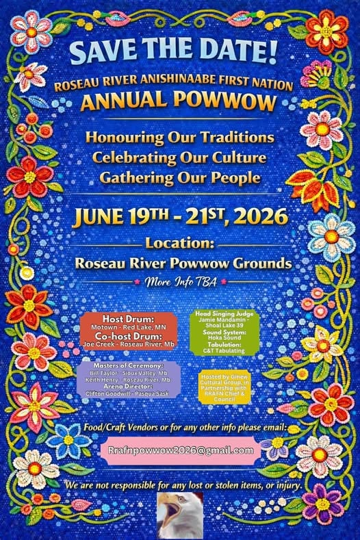 Roseau River Anishinaabe First Nation Annual Pow Wow 2026