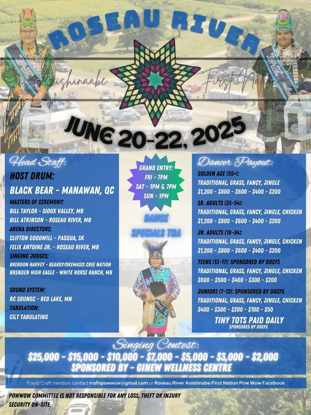 Roseau River Anishinaabe First Nation Annual Pow Wow 2025