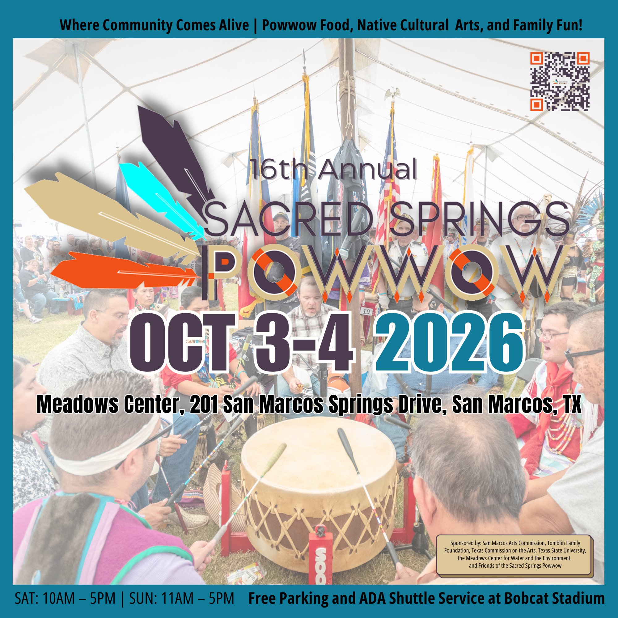 16th Annual Sacred Springs Pow Wow 2026
