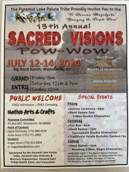 Sacred Visions Pow Wow 2024