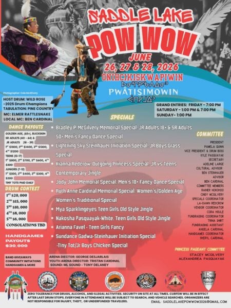 Saddle Lake Pow Wow 2026