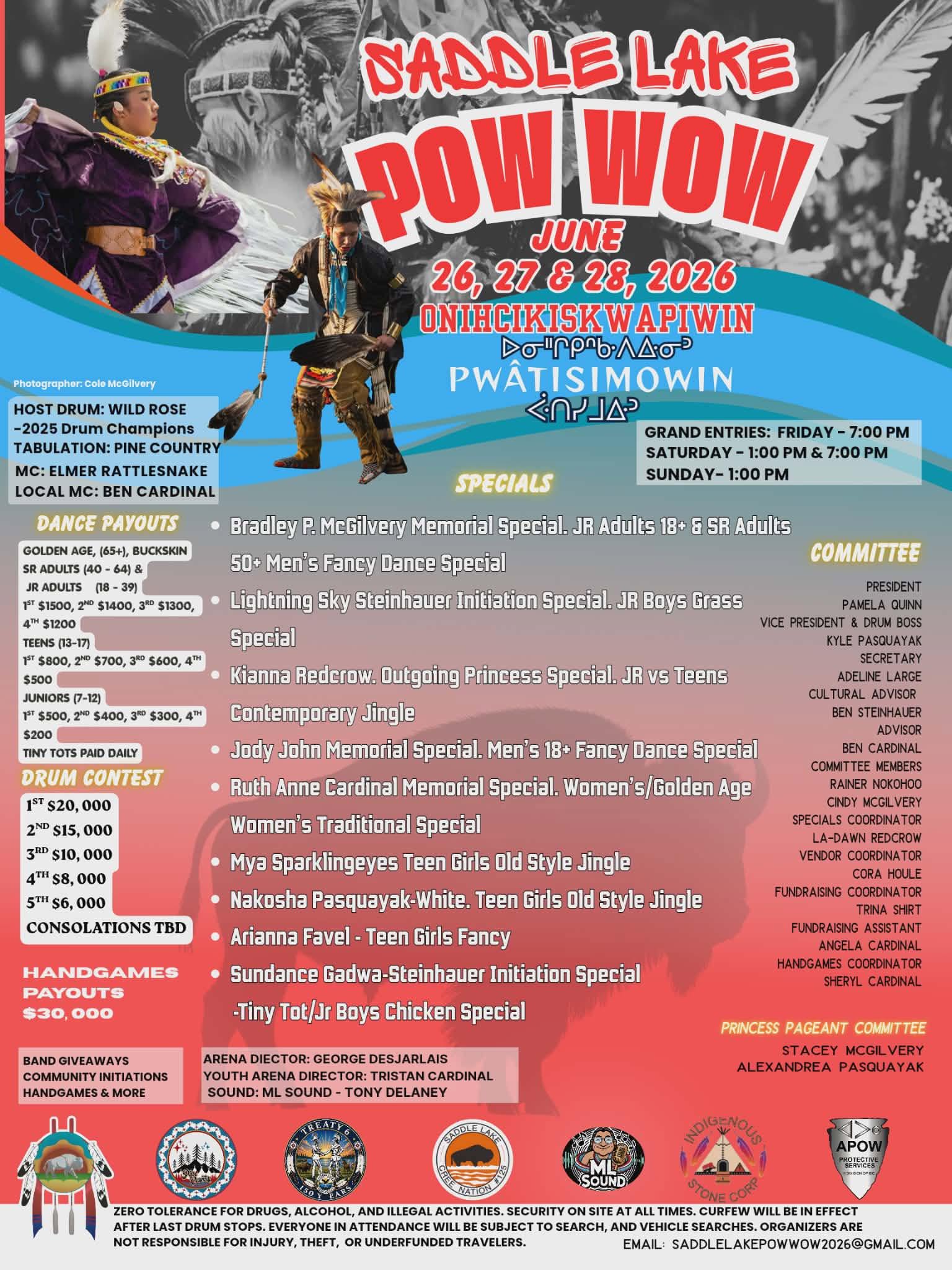 Saddle Lake Pow Wow 2026