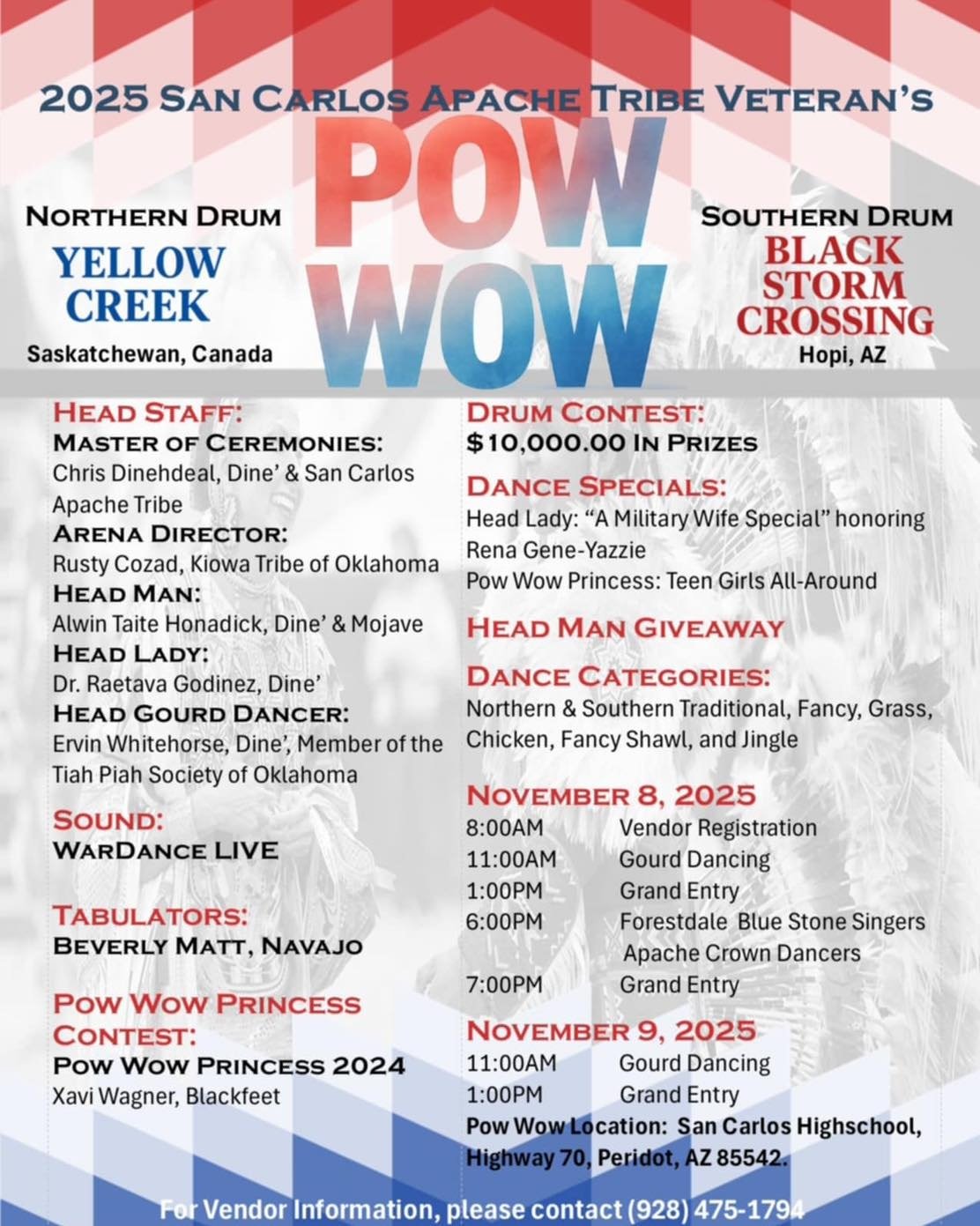San Carlos Apache Tribe Veteran's Pow Wow 2025