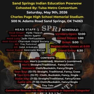 Sand Springs Indian Education Pow Wow 2026