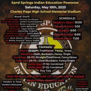 Sand Springs Indian Education Pow Wow 2025