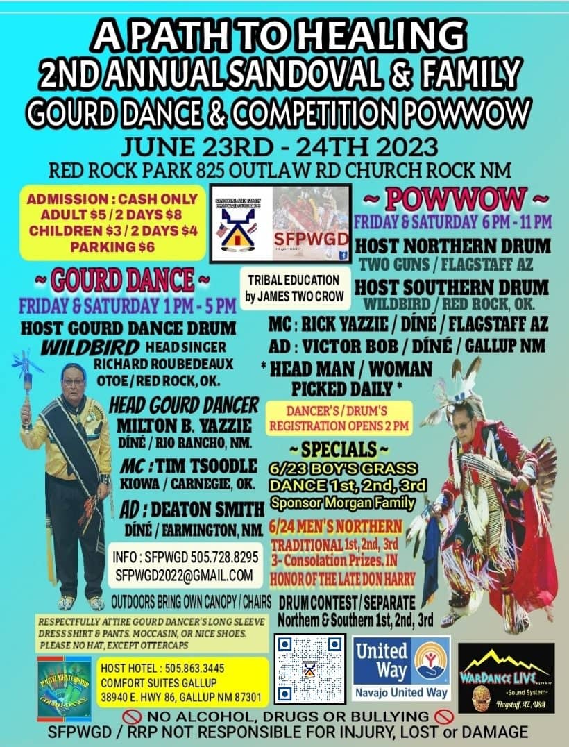 A Path to Healing 2nd Annual Sandoval & Family Gourd Dance & Competition Pow Wow 2023