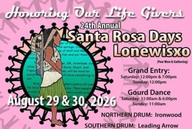 24th Annual Santa Rosa Days Pow Wow & Gathering 2026