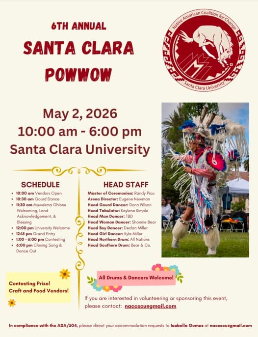 6th Annual Santa Clara University Pow Wow 2026