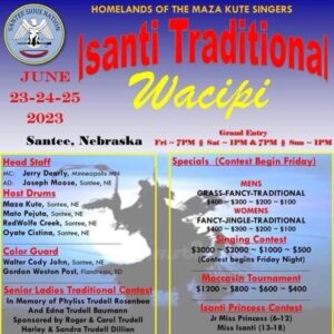 Santee Sioux Nation Isanti Traditional  Wacipi 2023
