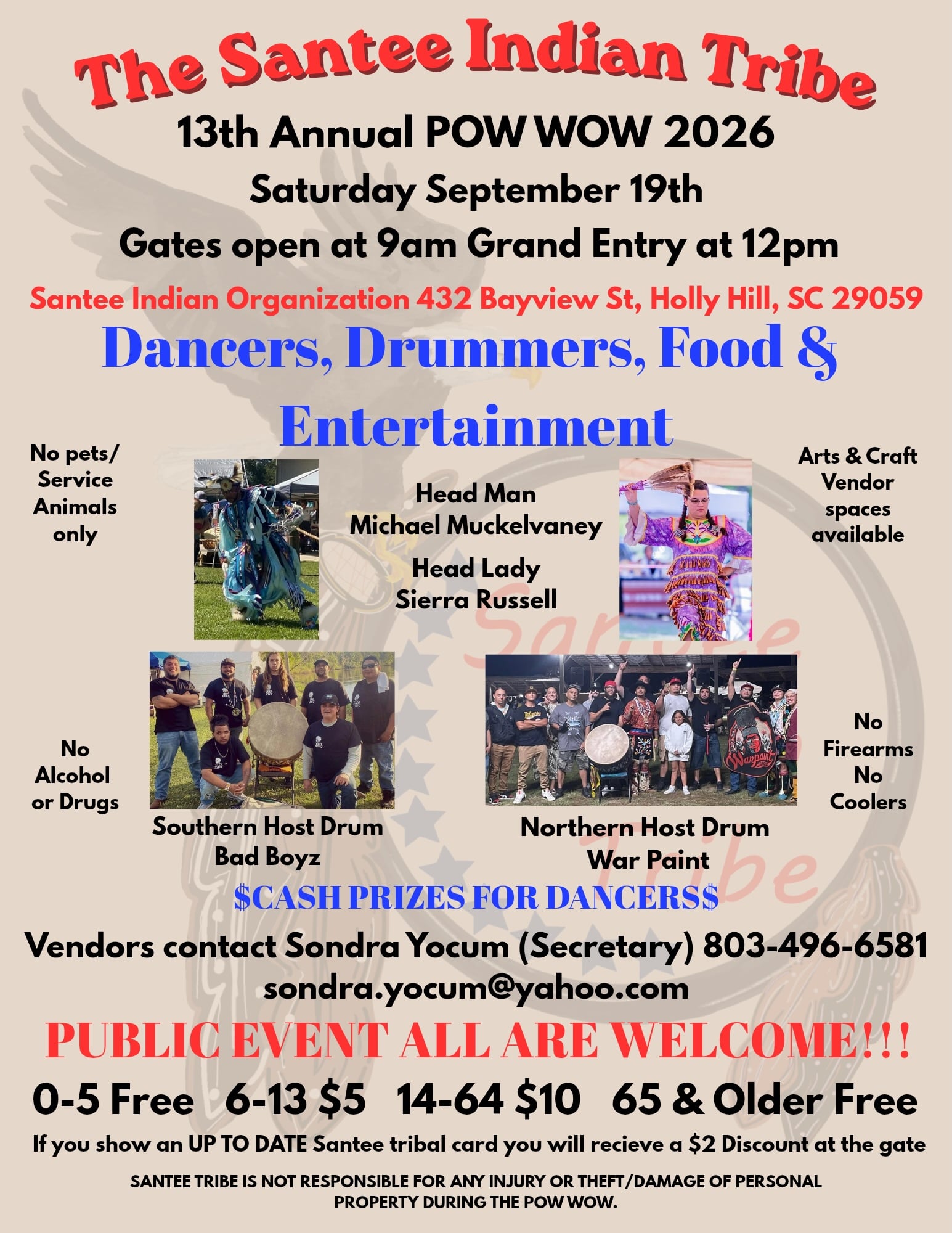 13th Annual Santee Indian Tribe Pow Wow 2026
