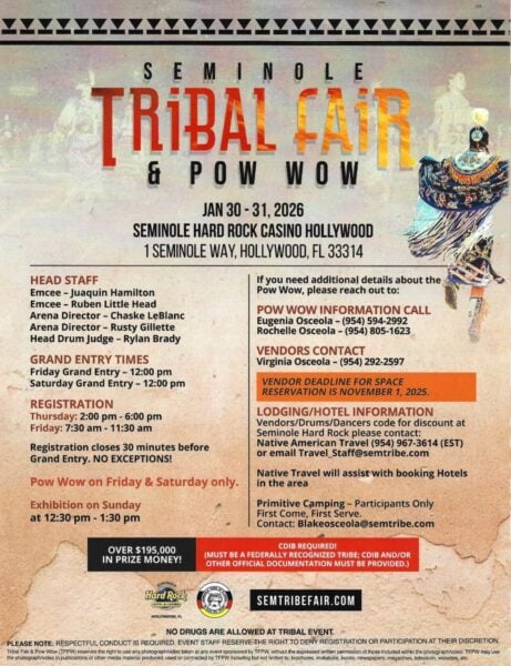 Seminole Tribal Fair and Pow Wow 2026