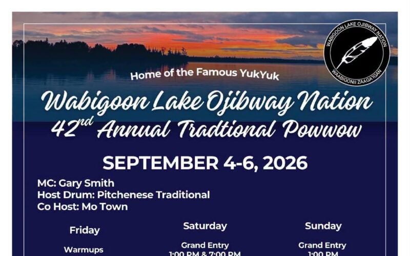 Wabigoon Lake Ojibway Nation 42nd Annual Traditional Pow Wow 2026