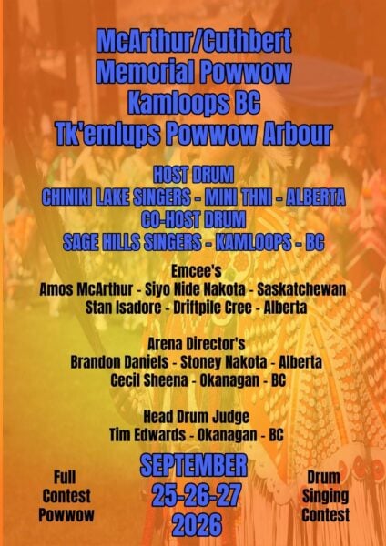 McArthur/Cuthbert Memorial Pow Wow 2026