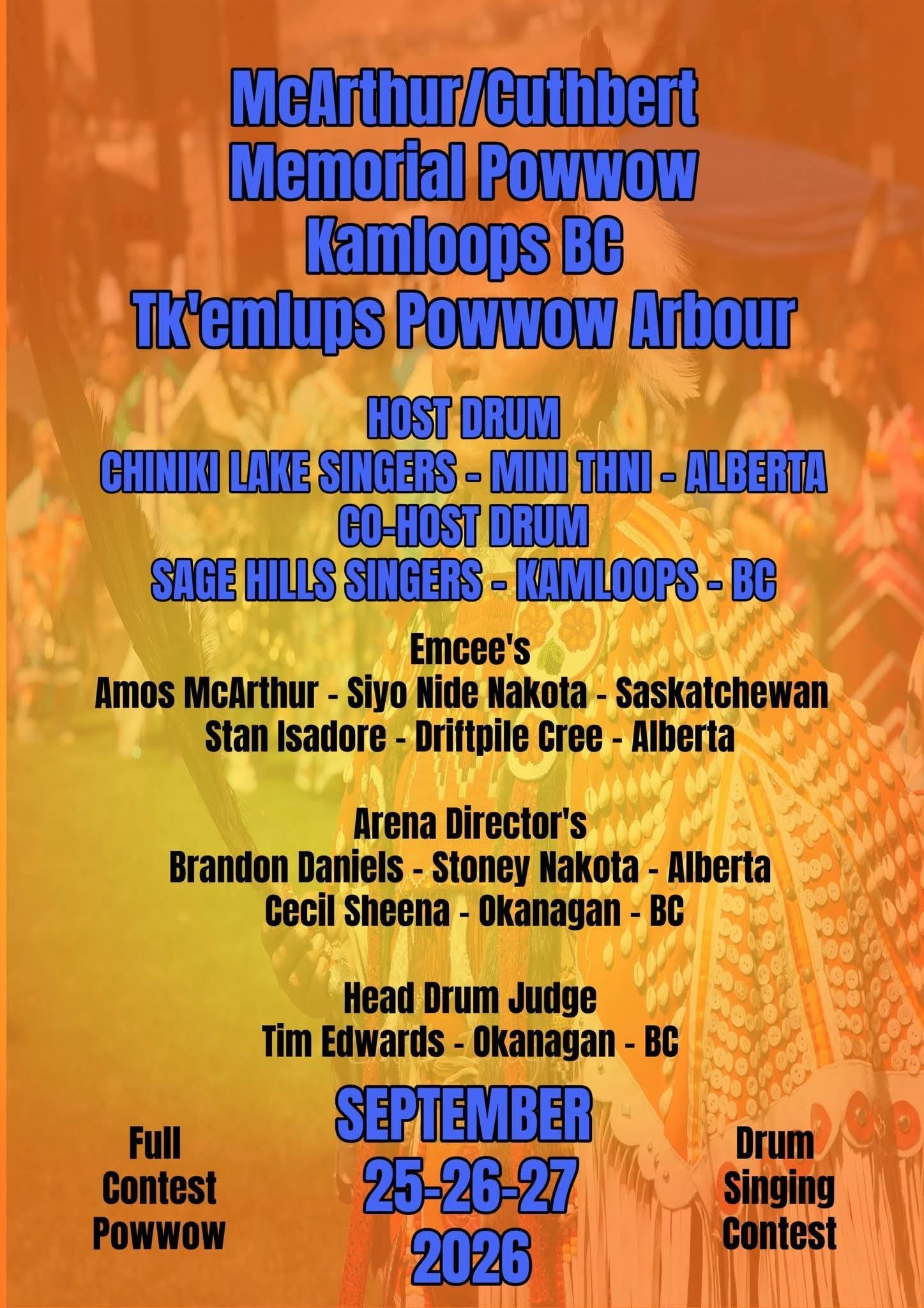 McArthur/Cuthbert Memorial Pow Wow 2026