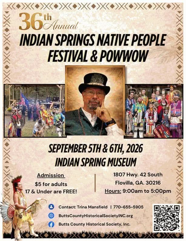 36th Annual Indian Springs Native People Festival & Pow Wow 2026