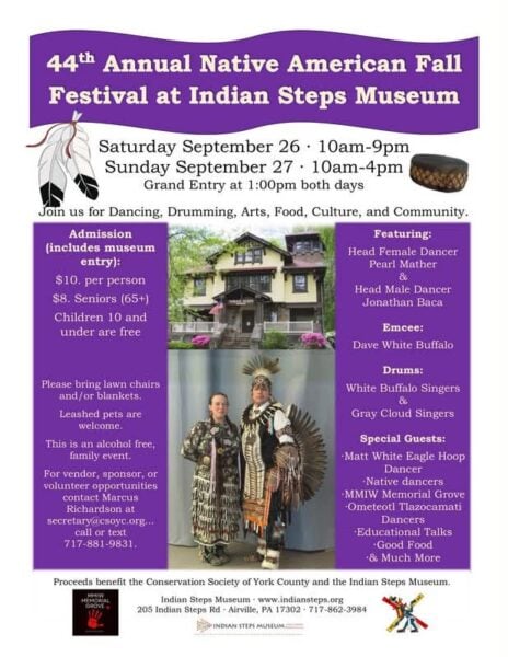 44th Annual Native American Festival at Indian Steps Museum 2026