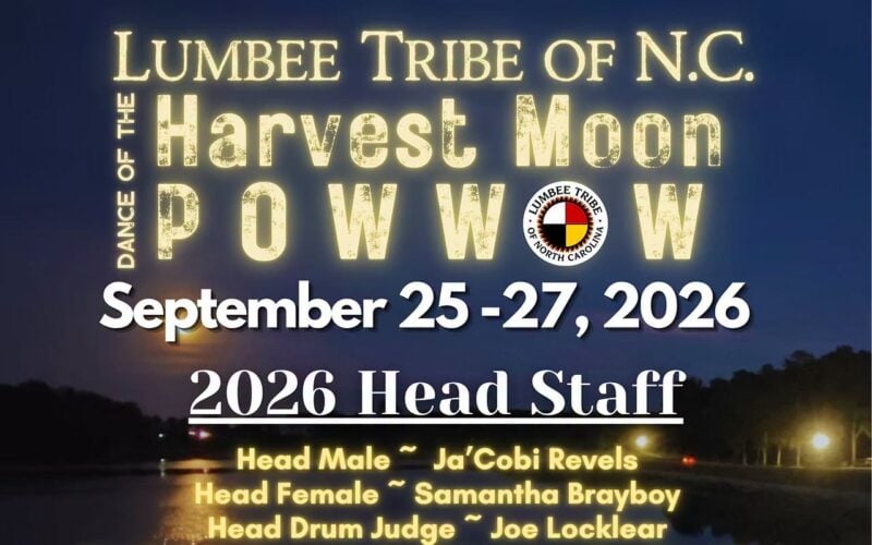 Lumbee Tribe of NC Dance of the Harvest Moon Pow Wow 2026
