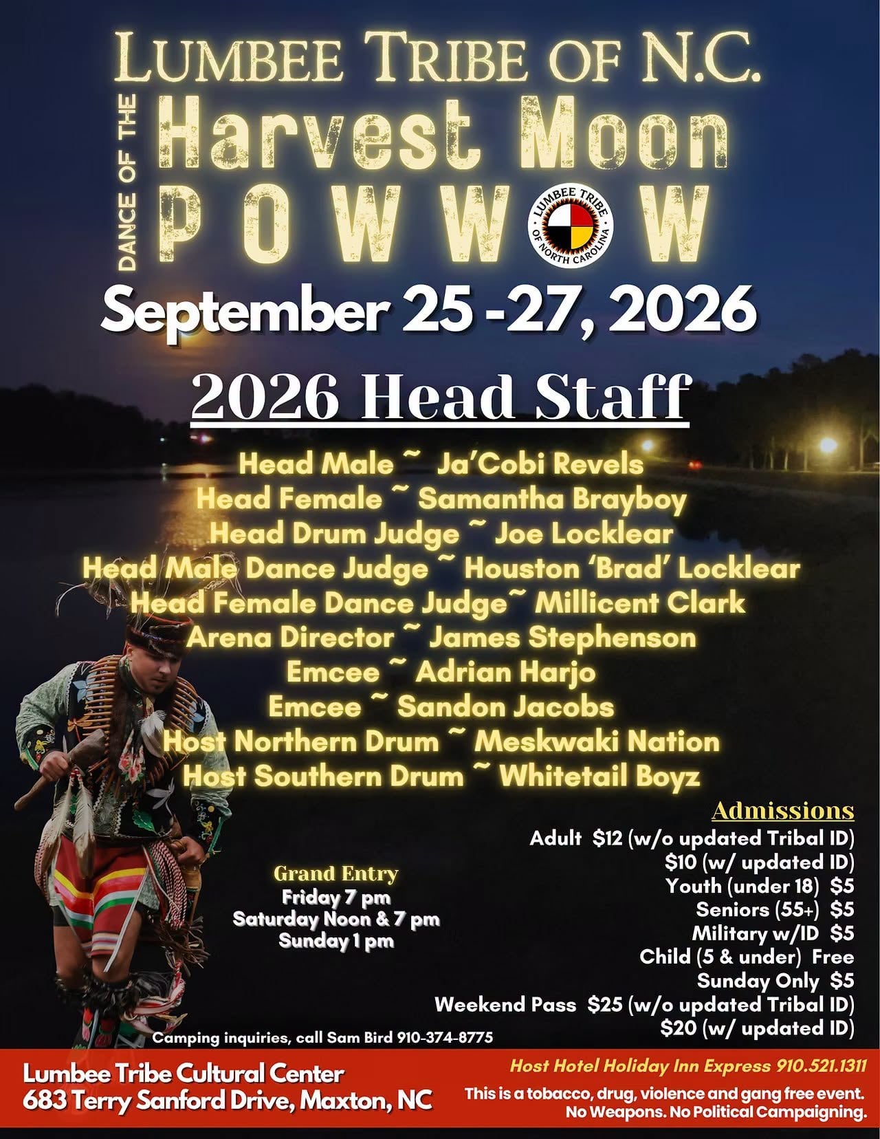Lumbee Tribe of NC Dance of the Harvest Moon Pow Wow 2026