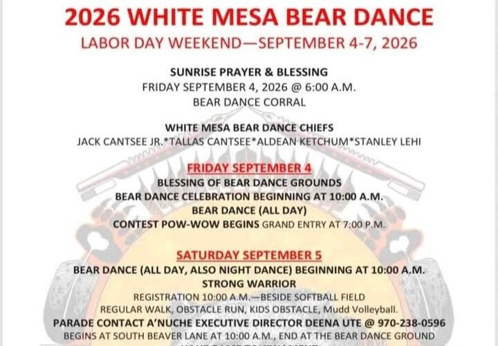White Mesa Bear Dance 2026