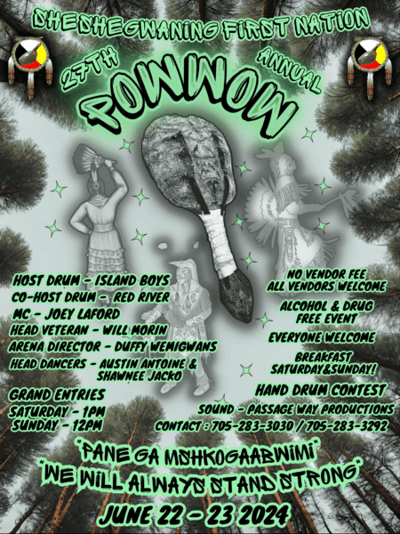 Sheshegwaning First Nation 27th Annual Pow Wow 2024
