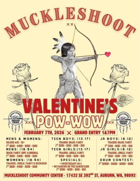 Muckleshoot Valentine’s Pow Wow 2026