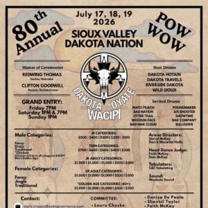 80th Annual Dakota Oyate Wacipi 2026