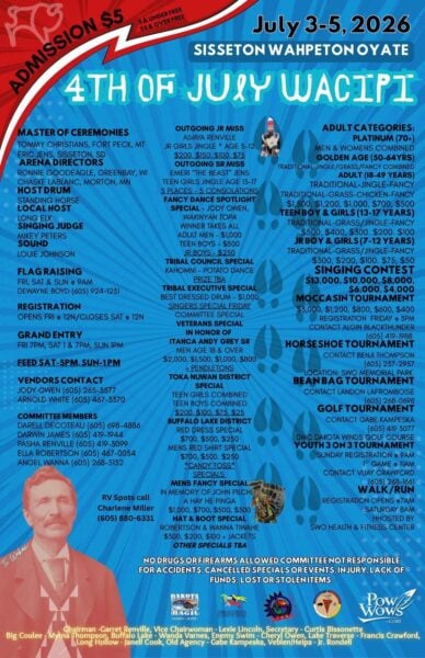 Sisseton Wahpeton Annual Oyate 2026