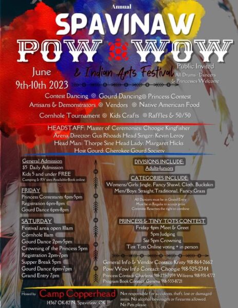 Spavinaw Pow Wow & Indian Arts Festival 2023
