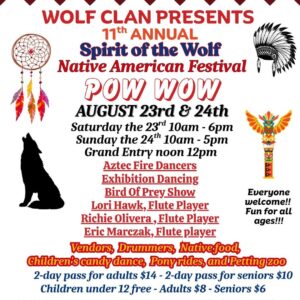 11th Annual Spirit of the Wolf Native American Festival & Pow Wow 2025