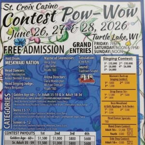 St. Croix Casino Contest Pow Wow 2026