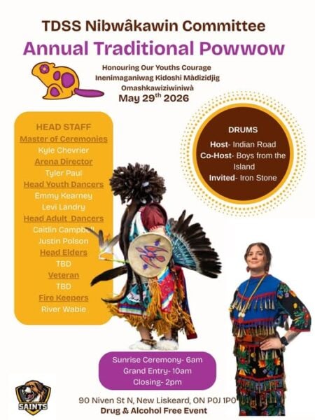 TDSS Nibwâkawin Committee Annual Traditional Pow Wow 2026