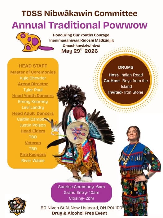 TDSS Nibwâkawin Committee Annual Traditional Pow Wow 2026