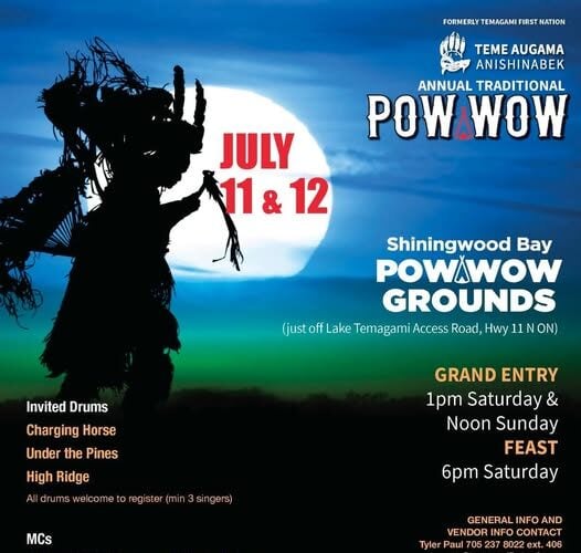 Teme Augama Anishinabek Annual Traditional Pow Wow 2026