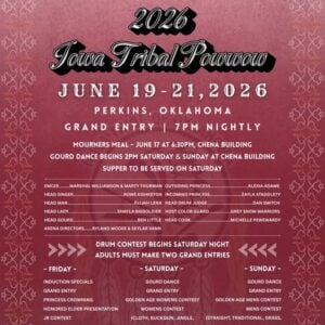 Iowa Tribal Pow Wow 2026