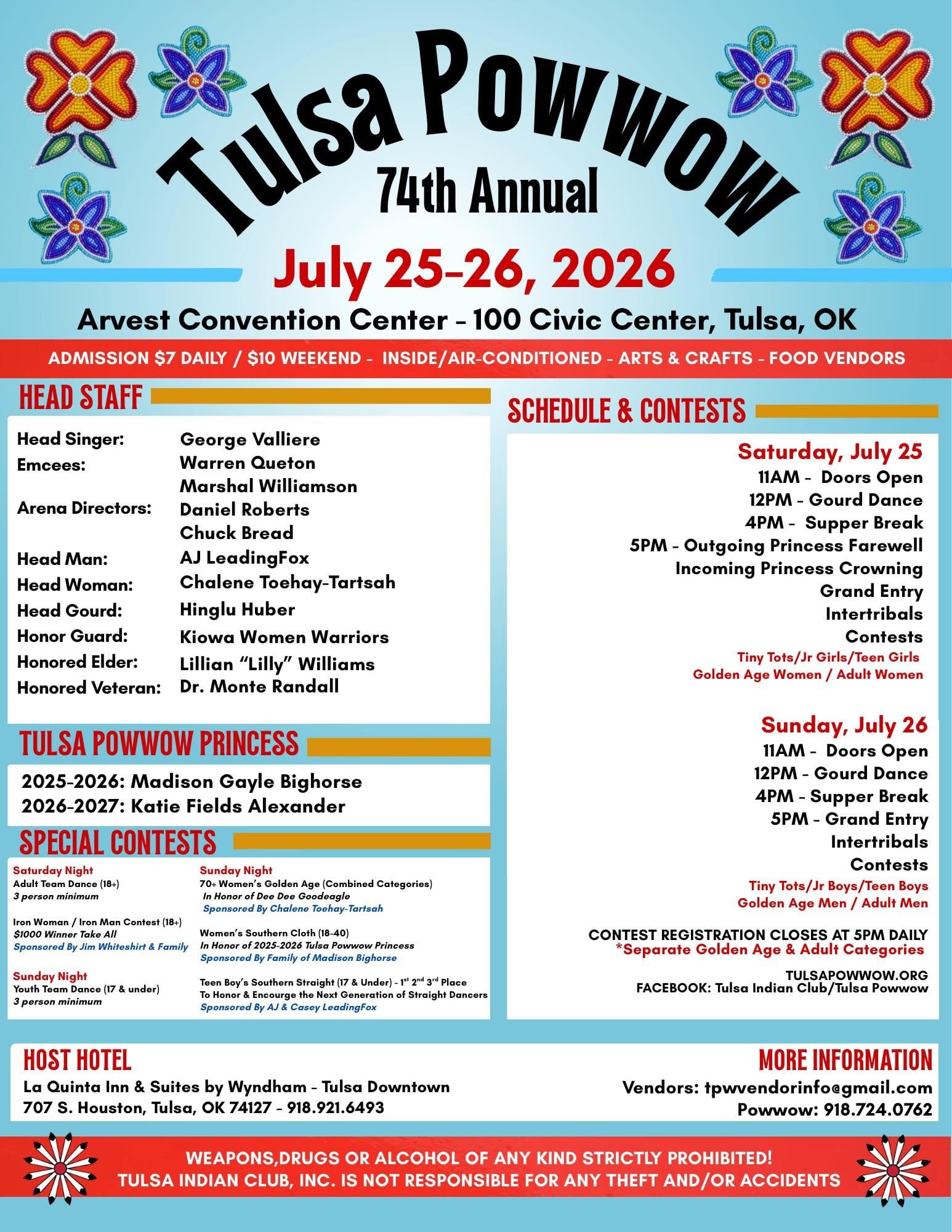 74th Annual Tulsa Pow Wow 2026