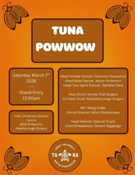 Trent University Native Association TUNA Pow Wow 2026